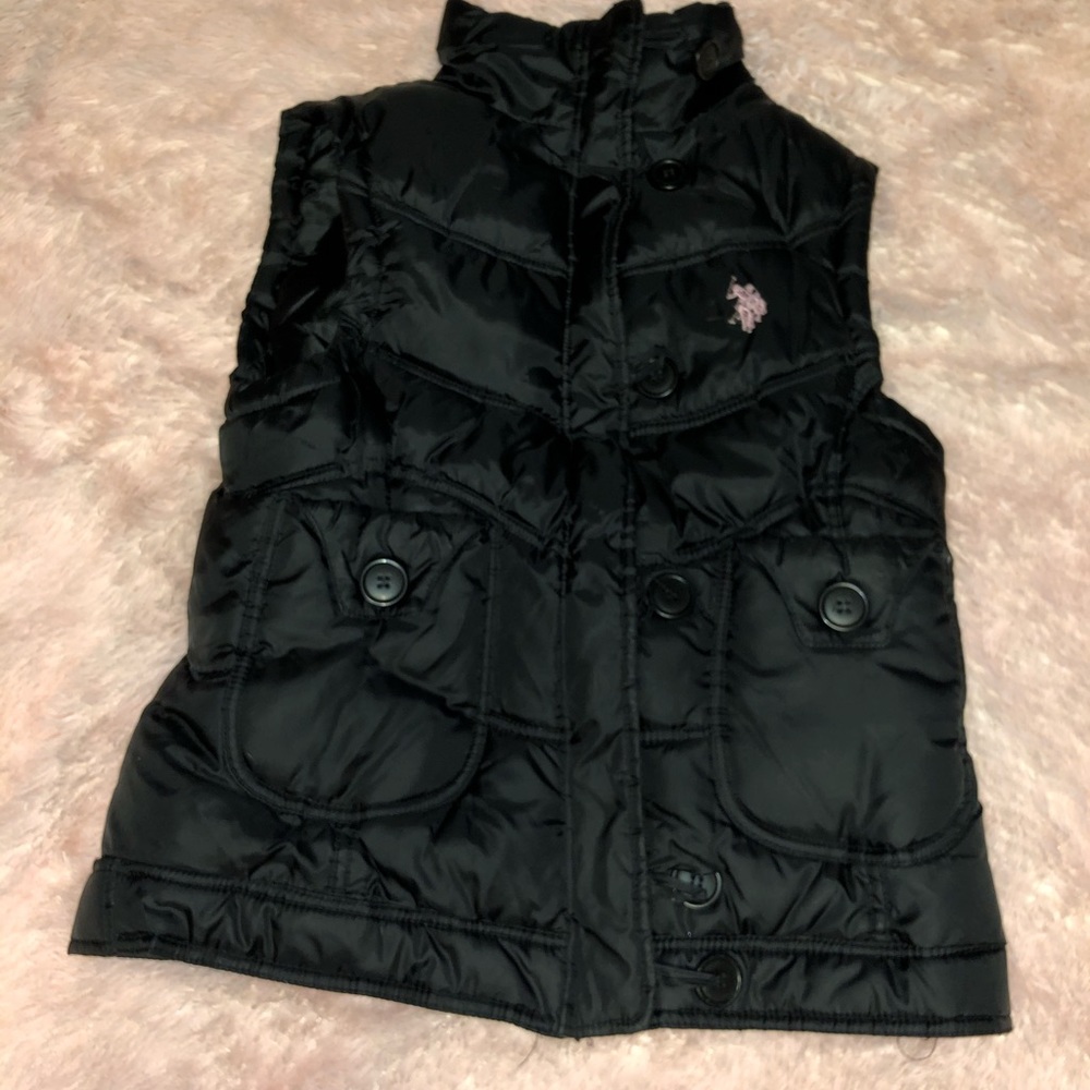 Black Polo Vest
